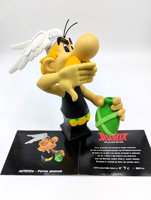 Busto Asterix de resina